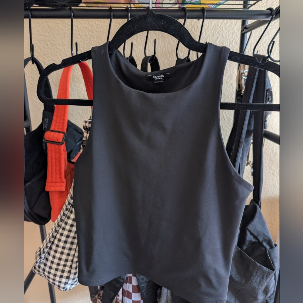 Express Black Sleeveless Top